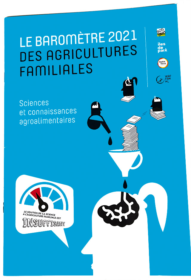 Couverture du baromètre 2021 des agricultures familiales: Science et connaissances agroalimentaires