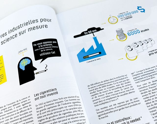 Double page avec infographies