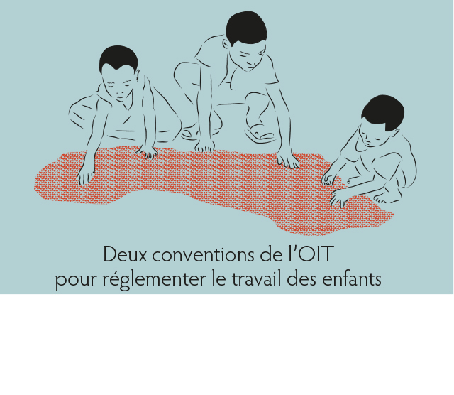 Illustration: Deux conventions de l'OIT pour réglementer le travail des enfants